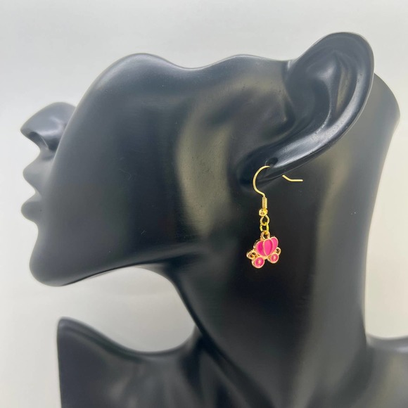 Cinderella Carriage Earrings - Disney Vacation Earrings - Princess Earrings - Picture 7 of 8